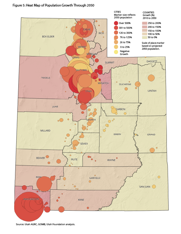 A Snapshot of 2050 Utah Population Utah Foundation