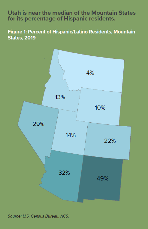 ¿Dónde hay más latinos en Utah